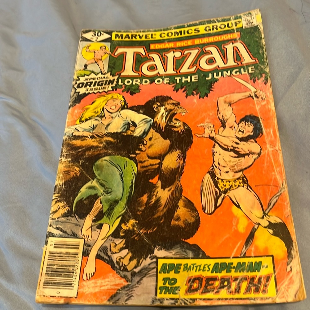1977 Marvel Comics Tarzan Lord of the Jungle comic book
